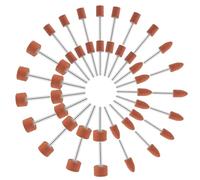 42 Pièces Meule Abrasive Tête de Meule en Pierre, 3mm Mèches de Polissage, Multifonction Tige 1/8 Meule Abrasive, pour Meulage, Polissage Ébarbage métaux,polissage, Forets de Polissage