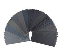 42 pièces Papier de Verre Papier a Poncer Carrosserie 120 à 3000 Fin Papier Abrasif à sec et à l'eau Sandpaper pour bois métal voiture meubles pierre peinture verre 23 x 9,5 cm