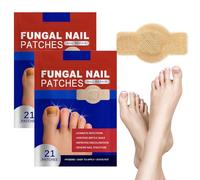 42 pièces Patches de Soin des Ongles, Patchs Réparateurs pour Ongles de Pieds et de Mains, Aide à Améliorer la Décoloration, la Fragilité et les Irrégularités, Patchs pour Protection des Ongles