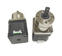 42 Planetary reduction stepper electronic starter Nema17 Height 40mm Speed ratio 1:3.71-1:139 CNC milling machine DC high torque gearbox IINKUEYK(Small)