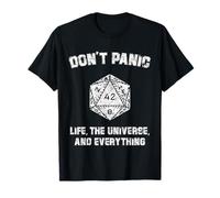 42 Réponse à La Vie, l'univers et Tout, ne paniquez Pas T-Shirt