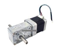 42 Stepper electronic starter with Dual Output Shaft Worm Gear Reducer, High Torque Two-Phase Four-Wire Stepper Reduction RUAJOGYNVM