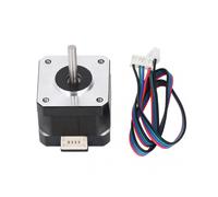 42 Stepper Motor 2 Phase High Torsion Low Noise 3D Printer Stepping Motor High Temperature Resistant Carbon Steel with Cable
