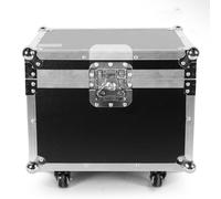 42 x 38 x 36 cm Flight case pour 4 lumières de scène LED à tête mobile avec roues intégrées et poignée de transport rétractable pour faciliter le rangement et le transport des lumières de fête