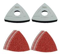 42 x SabreCut SC42SPK80 Grand kit de patins de ponçage et feuilles de ponçage 80 mm x 80 mm Compatible avec Fein SuperCut et Festool Vecturo (Non-StarLock)