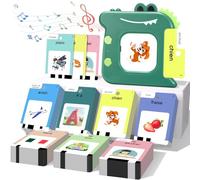 420 Cartes Éducatives Parlantes, Jeu de Cartes Flash Montessori Français, Jeux Educatif Pédagogique avec Sons pour Jouet Enfants 3-6 Ans, pour Apprentissage Préscolaire 10 FR Chansons