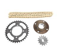 420 Chain Sprockets Set 96 Links Chain ID 12x17mm 14T Front Sprocket 36T Rear Sprocket Toothless Flywheel Kit