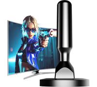420 km TNT HD 4K Indoor TV Antenna-Super Long Range 360° Reception-Strong Magnetic Base Easy Installation-High Quality 3M Coaxial Cable for TV