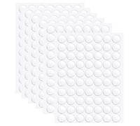 420 Pastilles Adhésives Nano Double Face Extra Fort 10mm, Adhésif Transparent Rond Amovible pour Décoration Murale, Fixation Sans Trace, Pastille Autocollante Puissante pour Bureau et Maison, 3 Packs