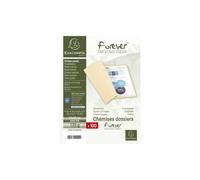[420003E] Exacompta Paquet de 100 chemises Forever® 170g 100% recyclé 24x32cm...