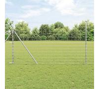 42005817 Clôture de champ, en acier galvanisé, 1,4 x 25 m, pour clôtures de jardin, agriculture, filet de pâturage, fil de poulet
