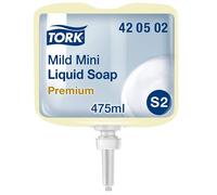 [420502] tork Recharge Mini savon liquide doux S2 Parfum frais Flacon 475 ml
