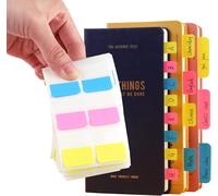 420pieces Adhesive Index Tabs, 3 Tailles Post-It, Onglets De Dossier Drapeaux Onglets De Lecture Colorés Marqueurs De Page Pour Classeur, Livre, Papier, Note, Dossier De Classement