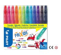 [423888] PILOT Etui de 12 Feutre Effaçable FRIXION COLORS Pointe Moyenne Asso...