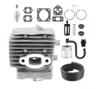 4241 020 1203 Kit d'assemblage de cylindre 1 jeu compatible avec BG56/BG86C/BR200/SR200, pour l'entretien du souffleur de feuilles, construction métallique, installation facile