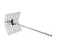 Metronic Antenne d'extérieur 425044 Trinappe 20 dB – Filtre 4G – UHF – Fiche F