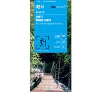 4250ot corte monte cinto pnr de corse Top 25 4250 Ouest - Collectif - Ign Institut Geographique National - broché - Atlas / carte