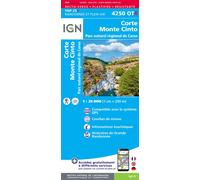 4250otr corte monte cinto pnr de corse resistante - 1:25 000 - Collectif - Ign Institut Geographique National - Atlas / carte