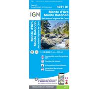4251ot monte d'oro - monte rotondo pnr de corse Top 25 4251 Ouest - Collectif - Ign Institut Geographique National - broché - Atlas / carte