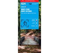 4251otr monte d'oro monte rotondo pnr de corse - resistante - 1:25 000 - Collectif - Ign Institut Geographique National - Atlas / carte