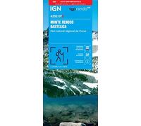 Collectif – 4252OTR Monte Renoso Bastelica PNR de Corse Résistante – Échelle 1:25 000 – Carte