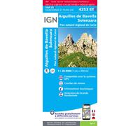 4253etr aiguilles de bavella solenzara pnr de corse resistante - 1:25 000 - Collectif - Ign Institut Geographique National - Atlas / carte