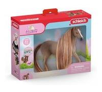 Schleich Figurine Cheval Sofia's Beauties 42582 – Jument pur-sang, crinière coiffable, accessoires 5+