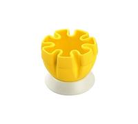 Fackelmann 42646 Presse Citron, Silicone, Jaune, 17 x 11.7 x 6 cm