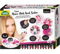 42654 - Mani Pedi Nail Salon,Studio De Manucure 4 En 1 Pour Enfants,À Partir De 8 Ans,Avec Appareil Et Formeur D'Ongles,Bijoux D'Ongles,Imprimante De Design Et Séchoir À Ongles
