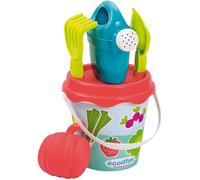 [4282] ECOIFFIER Seau garni décor jardin 17 cm