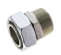 42L & 1-1/2'' NPT Acier zingue pivotant droit avec filetage mâle 160 bar Reglable ISO 8434-1