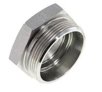 42L Bouchon de fermeture en acier zingué pour tubes 160 Bar DIN 2353