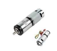42MM 775 Precision Permanent Magnet DC 12V24V Planetary Reducer Gear electronic starter/Encoder/Rear Output Shaft IINKUEYK(1 Ratio 5,12V Encoder Motor)
