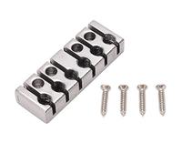 42mm Headless Guitar Bridge String Lock | 6 String Metal Lock with Screws | Replacement Part for Musical Instruments/Guitars