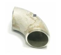 42mm O/D 304 Stainless Steel 90 Degree Elbow Butt Welded Pipe Fitting Water gas Oil