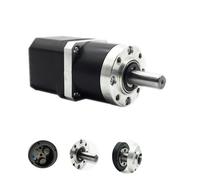 42MM Planetary Reducer Brushless DC Gear electronic starter 24V 45W High-strength Steel 8MM/10MM/Keyway Shaft 61mm electronic starter NWPNLXEA(1 Ratio 3.6,Round-10MM-D shaft)