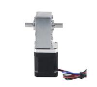 42mm Stepper electronic starter Extruder Gear Nema17 Stepper electronic starter Ratio 505,670,Dual Shaft Worm Gearbox for CNC milling machine CZAOINCU(Gearbox Ratio 670)