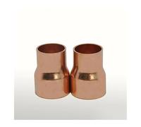 42mm X 19mm Inner Diameter Copper End Feed Straight Reducing Coupling Plumbing Fitting Scoket Weld Water Gas Oil