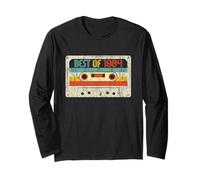 42nd Birthday Gifts Best of 1984 Cassette Tape Vintage Retro Manche Longue