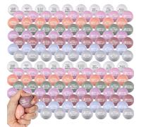 42pcs Balle Anti-Stress Motivationnelles pour Enfant et Adultes, 5cm PU Souple Boules Sensorielles Squeeze Boules, Balle Reeducation Main, Jouets pour Soulager L'anxiété et Le Stress 6 Couleurs