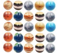 42PCS Balles Anti-Stress Fidget Toy, 5cm Boule Stressantes, Mini Balle de Planètes Balle Anti-Stress, Balle de Relief Pression, Balle Sensorielles Jouets 12 Styles (Planet, 42)