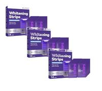 42PCS Bandes de Blanchiment Dentaire, Kit de Blanchiment des Dents, Blanchisseur Dents, Élimination des Taches Dentaires, Bande Dentaire Violet, Bandes Blanchissantes élimine Taches Café/Thé/Vin