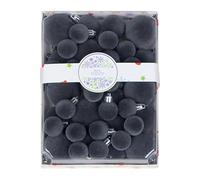 42pcs Boules de Noël Flocked Arbre de Noël Ornaments de Boules | Pendentif d'arbre de Noël en velours à l'épreuve pour la fête d'hiver Maison de vacances Cadeau de bureau Décor de cour