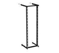 42U 482,6 mm (482,6 cm) Armoire réseau - Cadre ouvert - 600 mm de profondeur - Noir - Boîtier serveur