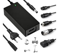 42V 2A Chargeur Trotinette Electrique, 2M Chargeur pour 36V Trottinette | 6 Connecteurs Chargeur Universel Batterie de Trottinette Électrique pour Xiaomi et Ninebot Séries M365 E-Scooter Hoverboard