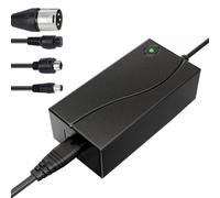 42V 2A Chargeur Trotinette Electrique, Chargeur Hoverboard avec 4 Connecteurs, Chargeur Universel pour Toutes Les Batteries Lithium de 36V, Compatible avec Ninebot