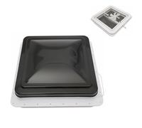 42x42cm Lanterneau pour toit Fenêtre de toit Capot de toit pour caravane mobile-home camping-car Voiture avec fenêtre coulissante pour caravane mobile-home camping-car