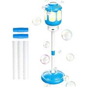 43,5 pouces Bubble Machine Torch ABS Automatic Bubble Tower with Lights Music 4 Heights Adjustable Heights Detachable Wands For Kids Outdoor Party Wedding Garden Fun