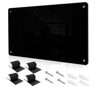 43.5 x 30 cm Le noir Métal Tableau magnétique - pour Afficher Lettres Magnétiques, Chiffres, Animaux, De La Poésie, Pots à épices, Notes, Photos