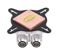 43-61 mm Kit de Refroidissement par Eau GPU Base de cuivre Rouge, Module de Refroidissement en Eau Acrylique entièrement Transparent avec des connecteurs à vis Rapides, Prend en
